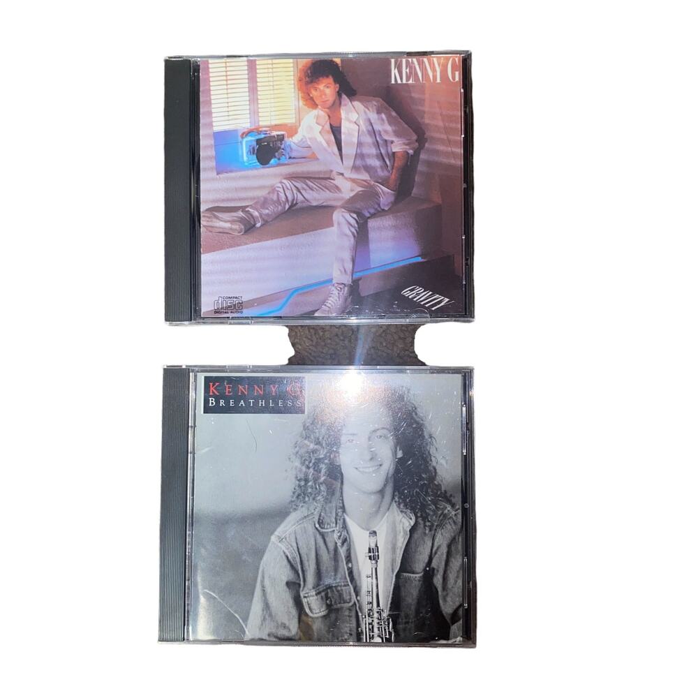 Bundle Lot of 2 Kenny G Breathless & Gravity CDs